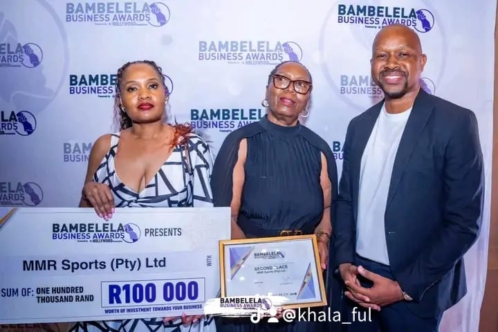 MMR Sports Bambelela Business Award second place