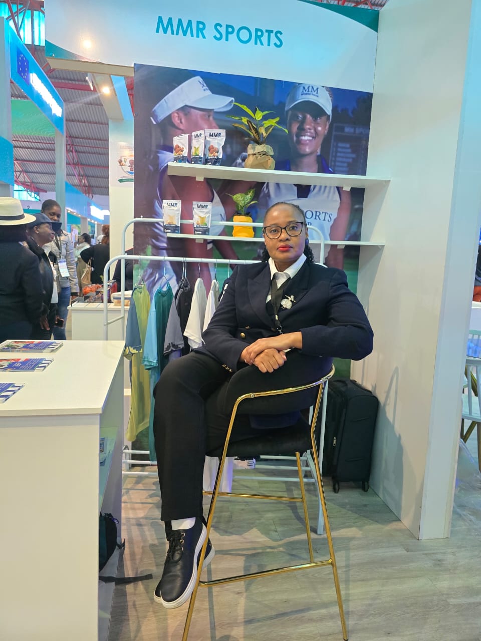 MMR Sports exhibition booth